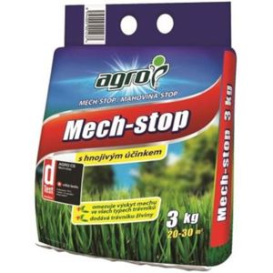 AGRO Mech-stop 3kg - omezuje výskyt mechu ve všech typech trávníků