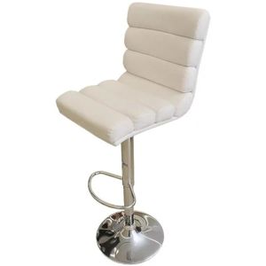 Barová židle Alpha bílá 7868