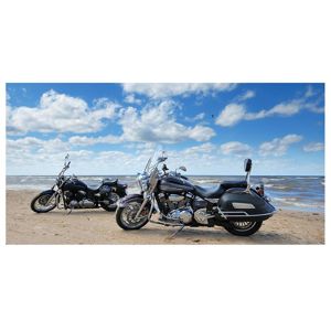 Dekor skleněný - motocykly na pláži 30/60