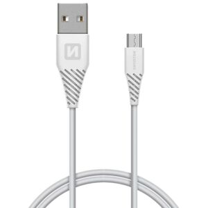 Kabel datový Swissten USB / Micro USB 1.5m bílý (6.5MM)