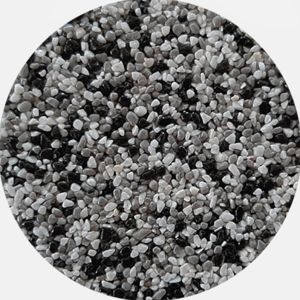 Kamenivo pro Tekutou dlažbu bílá-černá-šedá 15,91 kg