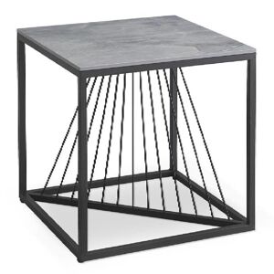 Konferenční stolek Infinity 2 hranatý popelavě šedá mramor