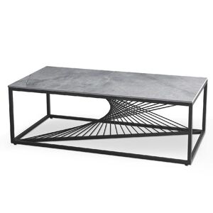 Konferenční stolek Infinity 2 popelavě šedá mramor