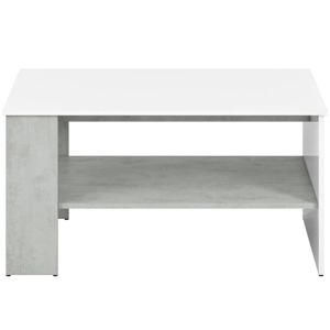 Konferenční stolek Lumens 10 bílá lesk/beton
