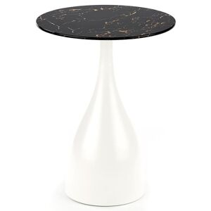 Konferenční stolek Patrizia černá mramor/bílá