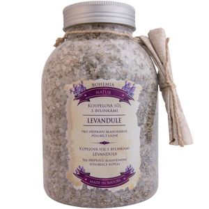 Koupelová sůl s bylinkami uklidňující s levandulí 1 200 g