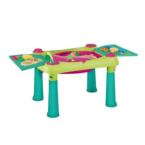 Kreativní dětský stolek zeleno-fialový