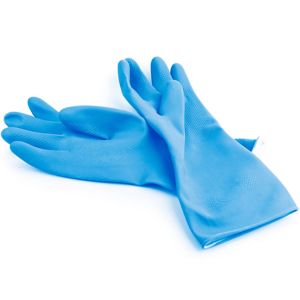 Latexové rukavice vel. S modré