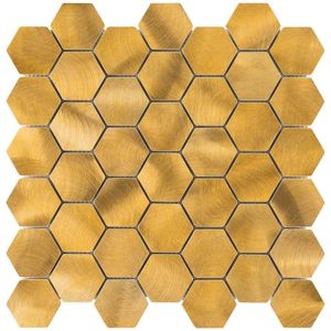 Mozaika gold hexagon 86542 30/30/0,8