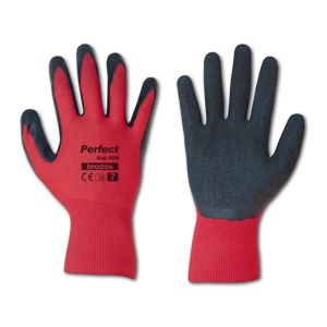 Ochranné rukavice Perfect červené, vel. 7