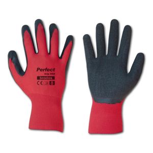 Ochranné rukavice Perfect červené, vel. 8