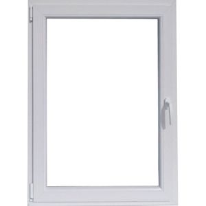 Okno levé 80x100cm/bílá