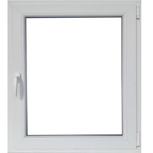 Okno pravé 80x100cm/bílá