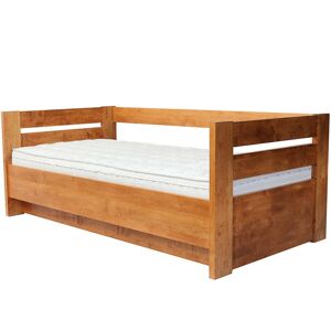 Dřevěná postel Bergen 100x200 olše
