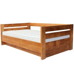 Dřevěná postel Bergen 180x200 olše