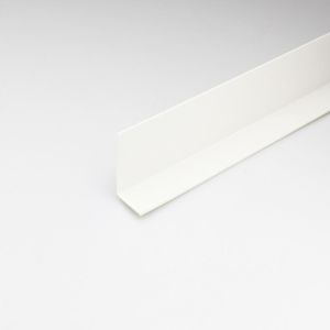 Rohový Profil PVC Bílý Satén 10x10x2000
