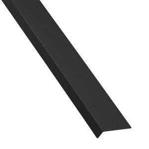 Rohový Profil Samolepící  PVC  Černý Mat 19,5x11,5x1,5x1000