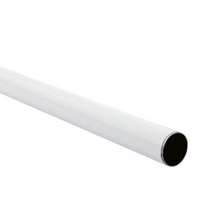 Šatní tyč o 25x1200mm, bílá