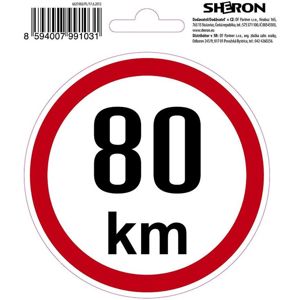Sheron samolepka - 80 km/h