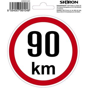 Sheron samolepka - 90 km/h