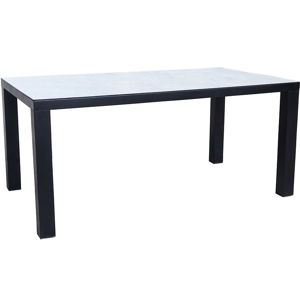 Skleněný stůl, imitace betonu FINN 160X90X74 CE70098