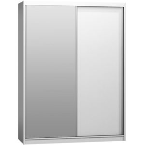 Skříň Maciej 180cm  Zrcadlo Alpská Bílá