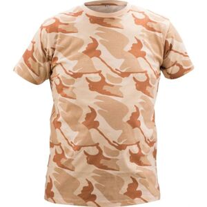 Tričko Crambe camouflage béžová 2XL