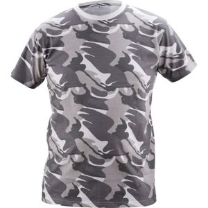 Tričko Crambe camouflage šedá XL