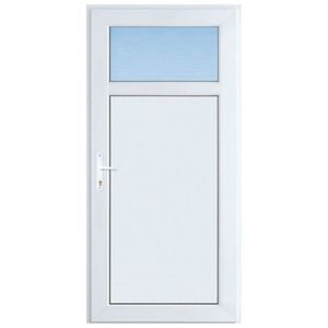 Vchodové dveře Easy d01 90p 98x198x6 bílé