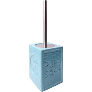 WC štětka savon, 10,5x10,5x35,5cm, modrá