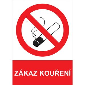 Zákaz kouření 210x148mm